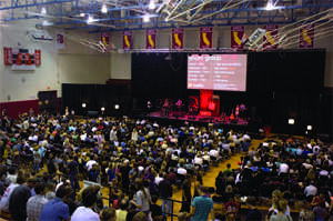 Reality Church holds service at SBCC Sports Pavilion 