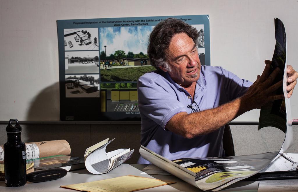 Dr. Patrick Foster in his classroom