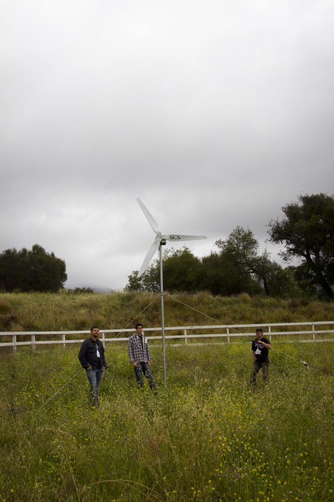 Engineering clubs wind turbine to spin at Earth Day