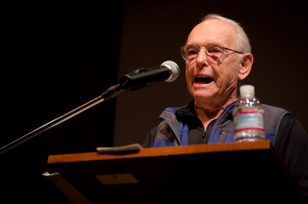 Irving Feldman reads poetry on Friday, Sept. 28  at Fe Bland Forum on West Campus.