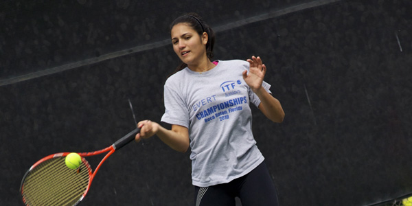 Freshman tennis player wins WSC title with perfect 13-0 season