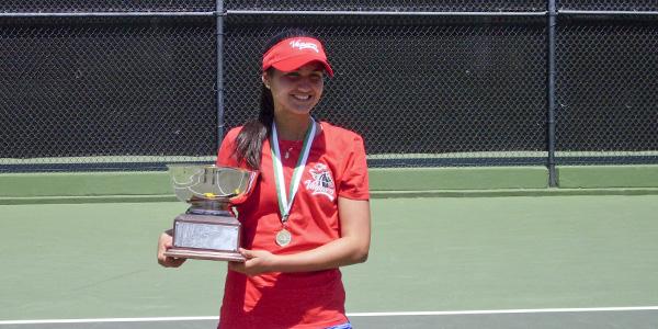 Magalhaes wins womens state tennis singles championship