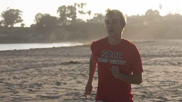 SBCC runner breaks records and arm on his way to victory  