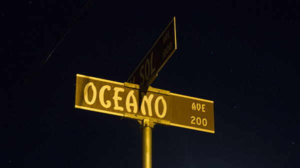 The Oceano and Del Sol Ave street sign in Santa Barbara, Calif. on Sunday, Nov. 10, 2013.