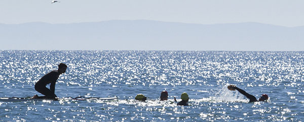 Unique ocean swimming class energizes students