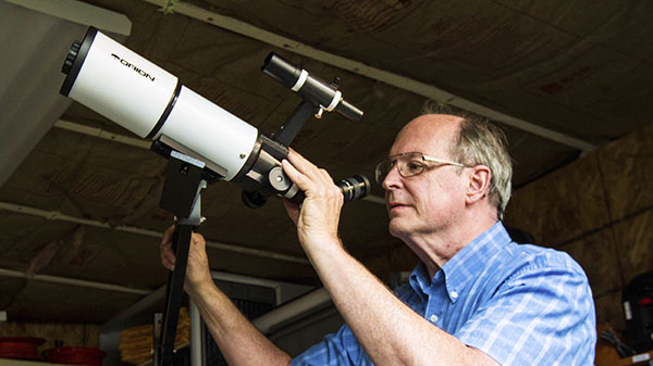 Fred Marschak, Earth and Planetary Science Professor, poses for a photo on Nov. 5, 2013 at the Museum Of Natural History in Santa Barbara, Calif. Recently, he just announced his retirement for the end of Spring 2014.