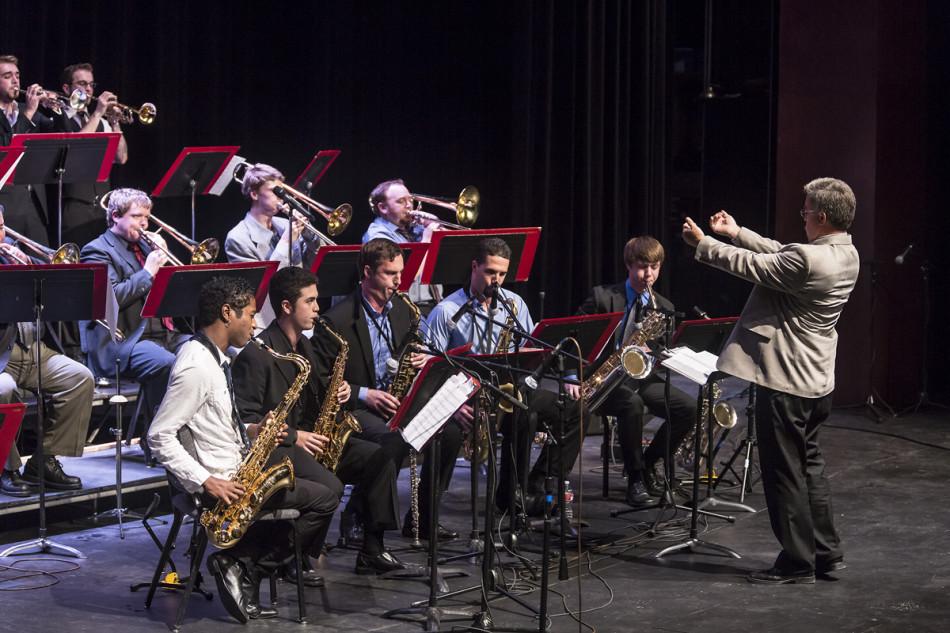 The Lunchbreak Big Band performs