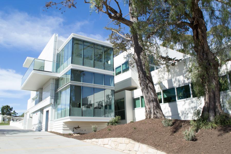 The Humanities Building on East Campus is almost finished. The tower is one of the only additions to the original footprint of the building.