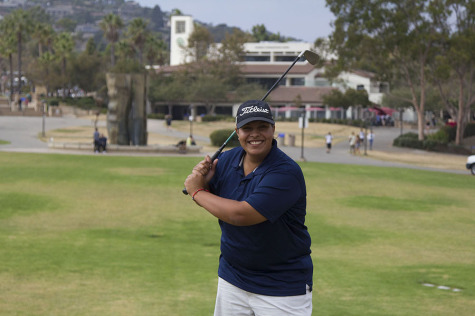 Santa Barbara native Saralisa Ortega, 20, is team captain of the Vaquero women’s golf team and is ranked fourth in the Western State Conference, at West Campus, in Santa Barbara, Calif. I have grown to have a lot of passion with the game over the years, said Ortega. I love to play golf.