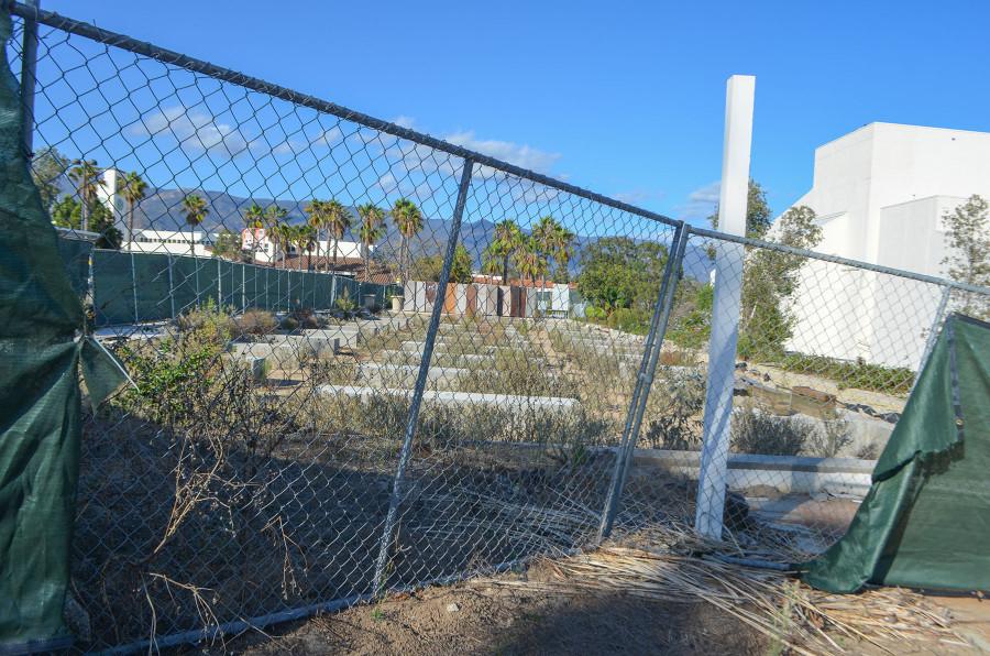 The West Campus of City College is undergoing construction, funded by Measure V, which will rid this campus of its remaining portable classrooms, pictured Wednesday Sept. 16. Replacing the portables will be a West Campus Classroom and Office Building.