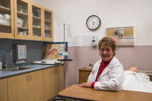 Allied Health and Nursing Lab Coordinator, Anne Stark, has been working at Santa Barbara City College for 34 years, and on Monday, Sept. 28 she was named one of four educators in the nation to be awarded the Assessment Technologies Institute’s 'Educator with the Nurse’s Touch Award,' Sunday, Oct. 4, in a Nurses lab training room at City College in Santa Barbara. Winning this award also allows Stark to attend the 2016 ATI National Nurse Educator Summit in Nashville, Tennessee.