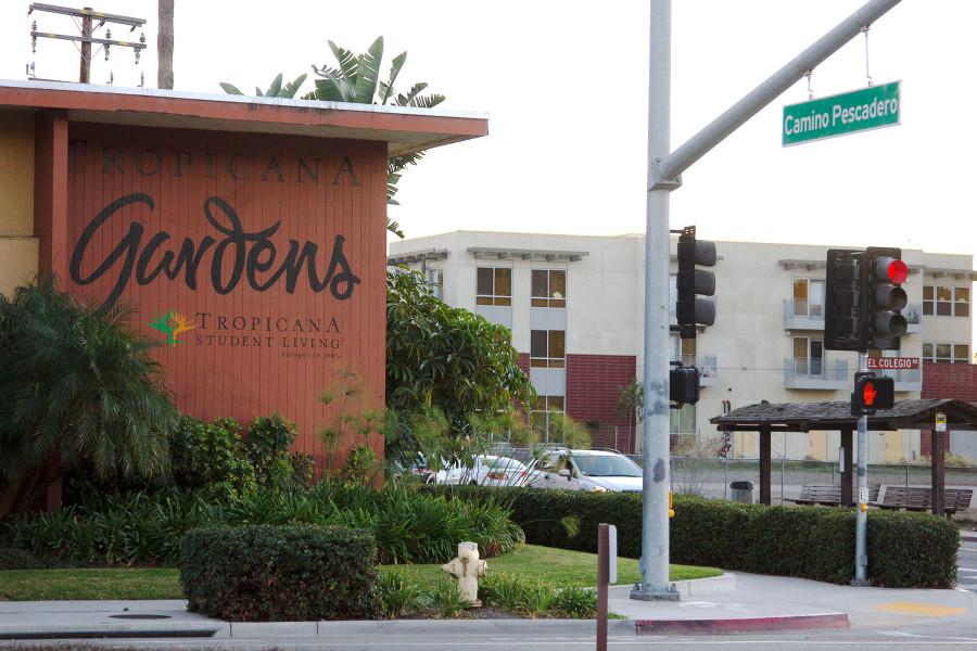 Tropicana Gardens currently houses over 500 City College students, Sunday, Nov. 22, in Isla Vista. The complex was bought by the University of California earlier this year and it is unclear if there will be housing for City College students in the future.