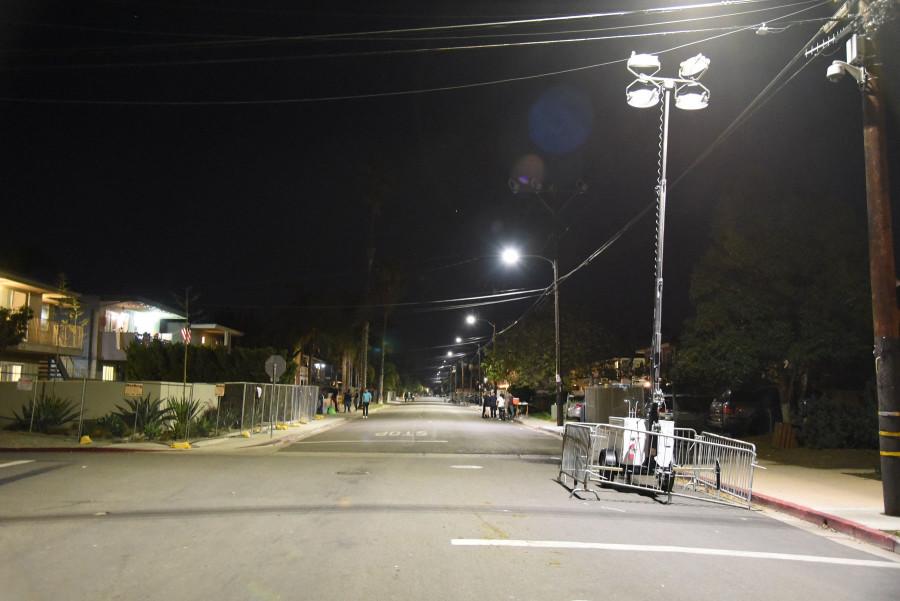 The normally impassable 6600 block of Del Playa Drive in Isla Vista during past Halloween weekends was more calm this year at 12:30 am on Saturday, Oct. 31 in Isla Vista. The University of California, Santa Barbara held events open to currently enrolled Gauchos, including concerts on Friday and Saturday nights, combined with a noise ordinance for the weekend have greatly reduced the Halloween partying in IV.