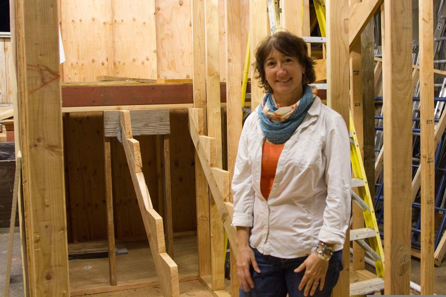 Tana Kincaid is one of three women in Santa Barbara City College’s construction technology program, Nov. 19, at the Wake Center in Goleta, Calif.