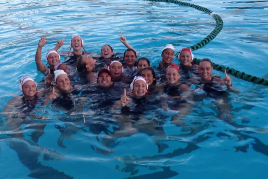 The+Vaquero+waterpolo+team+beat+Los+Angeles+Valley+College%2C+10-8%2C+to+win+the+Western+State+Conference+Championship+match%2C+Saturday%2C+Nov.+7%2C+in+Valley+Glen.+This+is+the+team%E2%80%99s+second+straight+WSC+Championship+victory.+Image+courtesy+of+Dave+Loveton.
