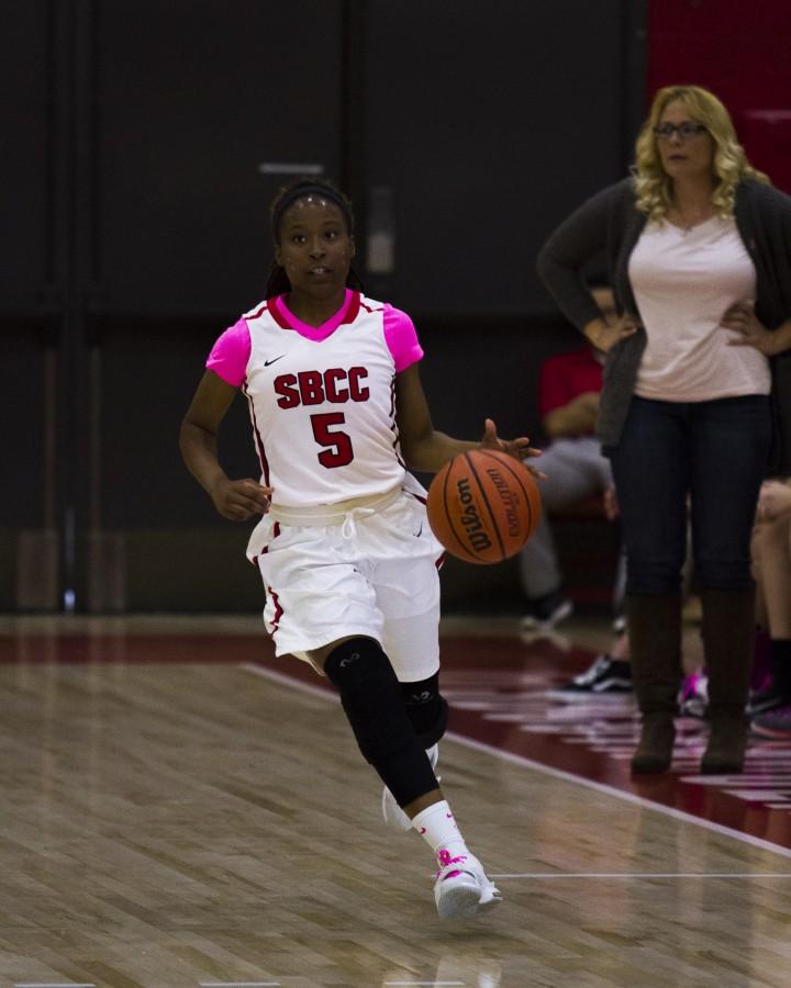 City Colleges Christina Mattis  scored nine points and had season-high six rebounds Saturday, Feb. 20, at the Sports Pavilion. City College beat LA Pierce, 58-53.