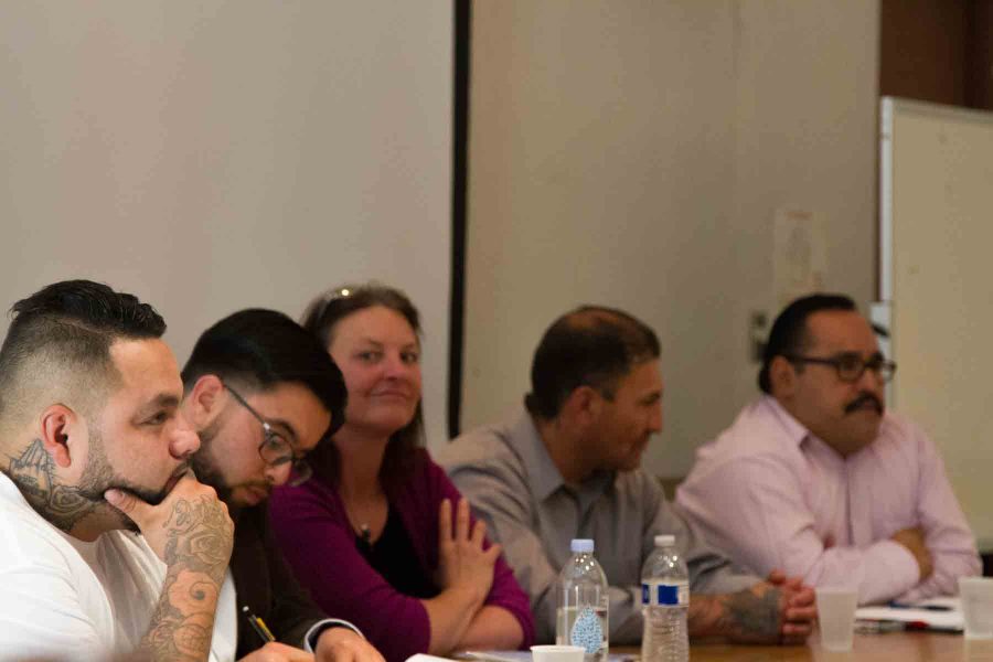 A panel related to the book “Just Mercy" talked about their personal perspectives and experiences with incarcerations and the criminal justice reform programs, Thursday, April 21, in the Administration Building Room A160 at City College. The main topic discussed was the need for change in the American prison systems and the aftermath of the emotional damage that it produces on individuals who come out of prison and how society views them.