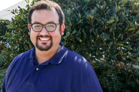 Ismael Ulloa, new board of trustees member, on Thursday, Feb. 9, at City College. Ismael will be replacing Monique Limón on the Board.