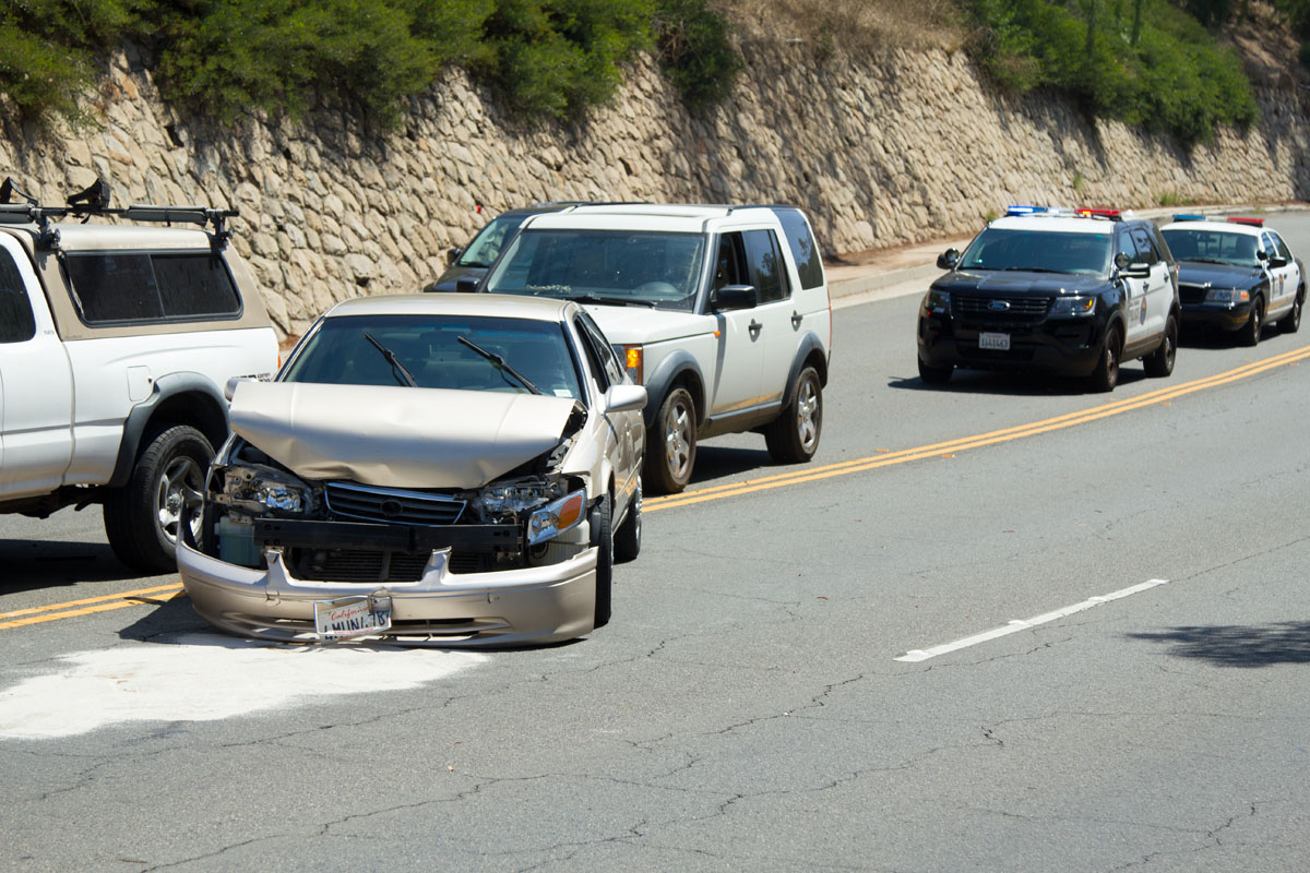 Sacramento Jimenez’s Toyota Corolla was rear-ended and totaled in a five-car pileup around 1 p.m., Monday, Aug. 28., 2017, while driving East on Cliff Drive near Santa Barbara City College. All occupants of the cars involved were uninjured in the crash.