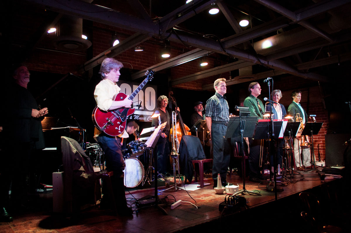 The Monday Madness Big Band playing at SOhO Restaurant and Music Club Monday, Sept. 18, 2017, at the SOhO Restaurant and Music club in Santa Barbara, Calif. The band was founded and conducted by Chuck Woods in 1988 and is now conducted by Issac “Ike” Jenkins.