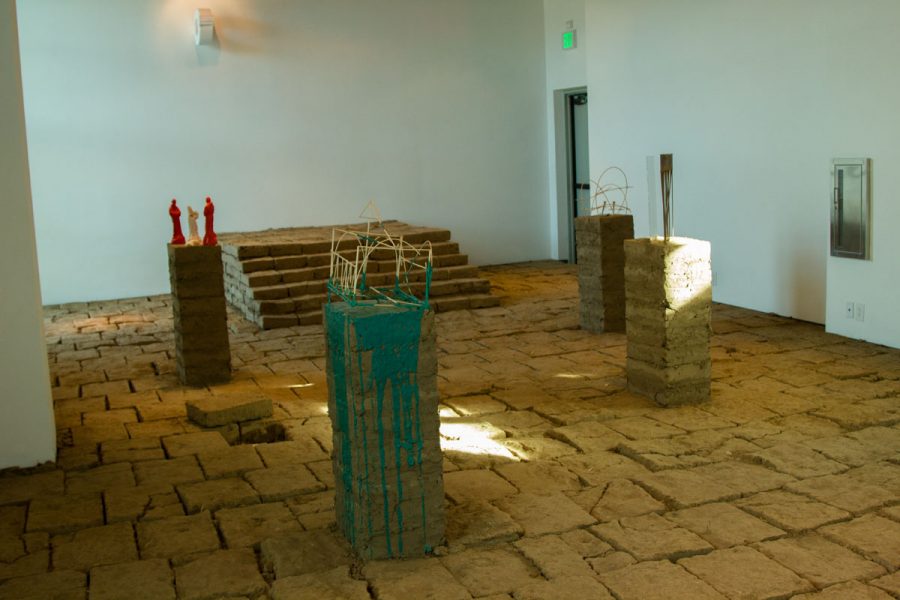 Rafa Esparza’s “For You and the Sky” exhibit Monday, Nov. 20, in the Atkinson Gallery. Half of the bricks being taken from the project will be used for City Colleges’ sculpting class, the other half will be used for Esparza’s next exhibit titled “The Border Crossed Us.”