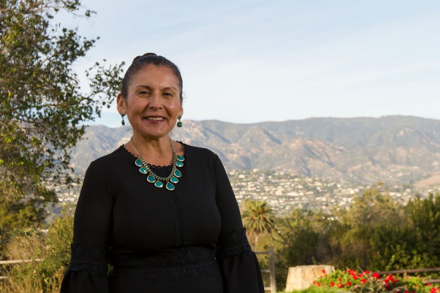 Monalisa Hasson, the new Human Resources vice president, Monday, Nov. 13, at the Winslow-Maxwell Overlook. Hasson is replacing Patricia English, who retired at the end of June.