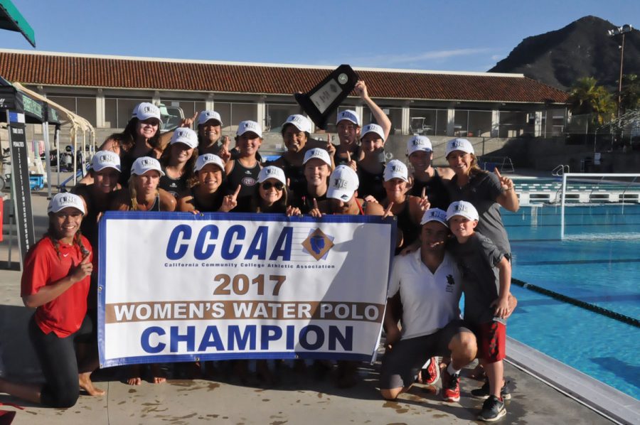 Image of the women’s water polo team courtesy of Dave Loveton.