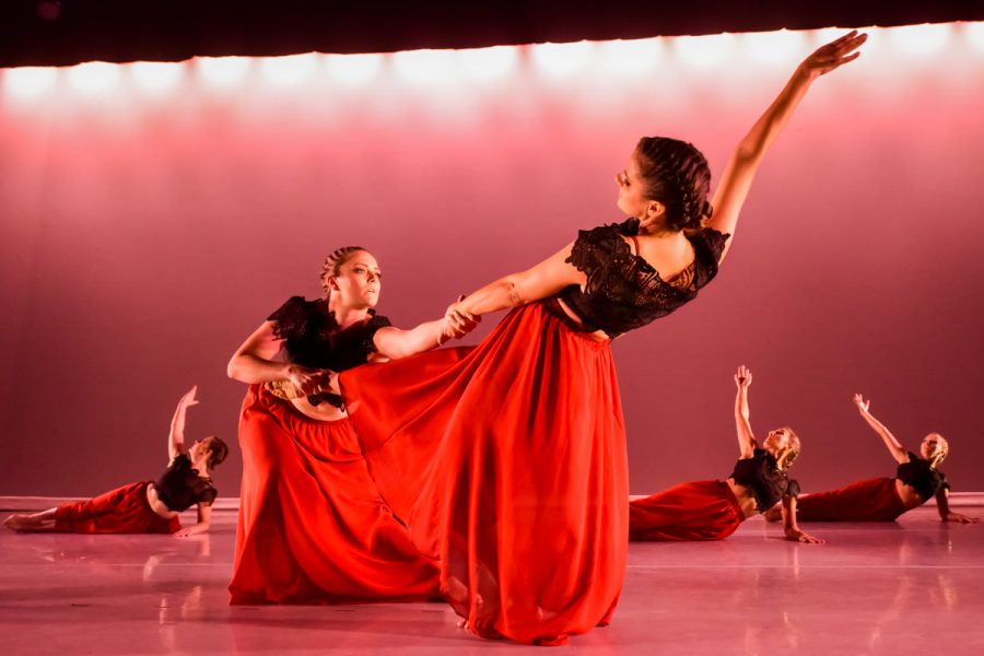 Members of the Jess Harper & Dancers perform the piece “...my name is…” at the third annual Collective Collaborative festival on Friday, Nov. 9, at the New Vic Theatre in Santa Barbara, Calif. The event features professional and pre-professional dancers from City College and other California dance companies.