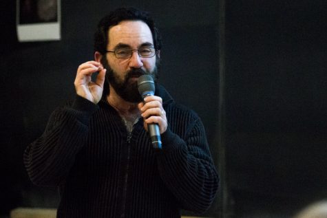 Philip Lubin, a professor at the UCSB Physics Department, discusses his most recent projects during an event hosted by the Astronomy Club on Thursday, March 14 inside the Physical Science Building Room 101 at City College. Lubin is a member of the NASA Starlight Team.