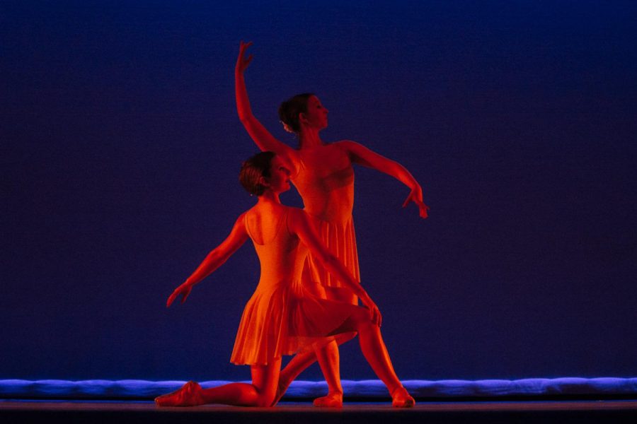 Dancers from the Santa Barbara Festival Ballet preform a piece called “For the Love of Henry” during the SBCC Dance Company’s Dance Collective on Friday, April 12, 2019, in the Garvin Theatre at City College in Santa Barbara, Calif.