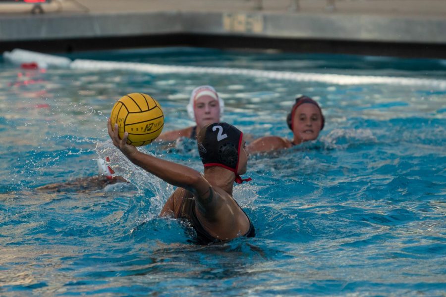 Taylor Brooks moments before scoring a goal on Wednesday, Sept. 25, 2019, at Santa Barbara High School in Santa Barbara, Calif.