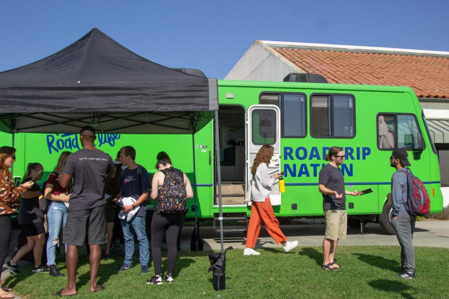 Roadtrip Nation, a career exploration group that travels the country, visited City College to help provide direction to students who are unsure of their career path on Thursday, Oct. 10, 2019, at City College in Santa Barbara, Calif. The event was put on by the career center at City College.