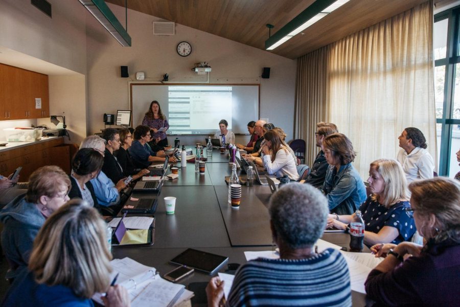 CPC meeting on Tuesday Oct. 15, 2019, in the Business Communication Center at City College in Santa Barbara, Calif. The CPC recently institutionalized the Campus Advisory Council, which will hold monthly open town halls with the hopes of bridging equity gaps and amplifying voices for those who are unhappy with leadership and the climate at the college.