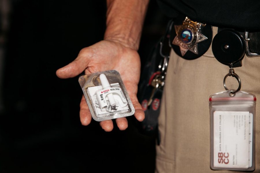 City College Security Officers are trained to administer Narcan nasal spray to potentially prevent opioid overdoses.