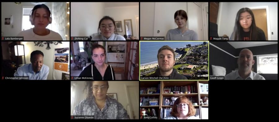Geoff Green tells City College's Associated Student Government about the SBCC Foundation over a Zoom meeting on Friday, Oct. 23. Green is the CEO of the foundation.