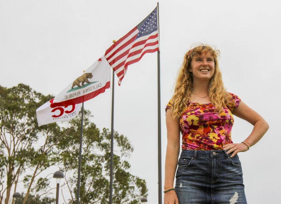 Students for Life club President Anna Reed brought the secular, pro-life club to City College to represent people who have similar views but are afraid to voice them. "The purpose of the club is just to educate, not [to force] an opinion on anyone," said Reed on Monday, Oct. 19, 2020, in Santa Barbara, Calif.