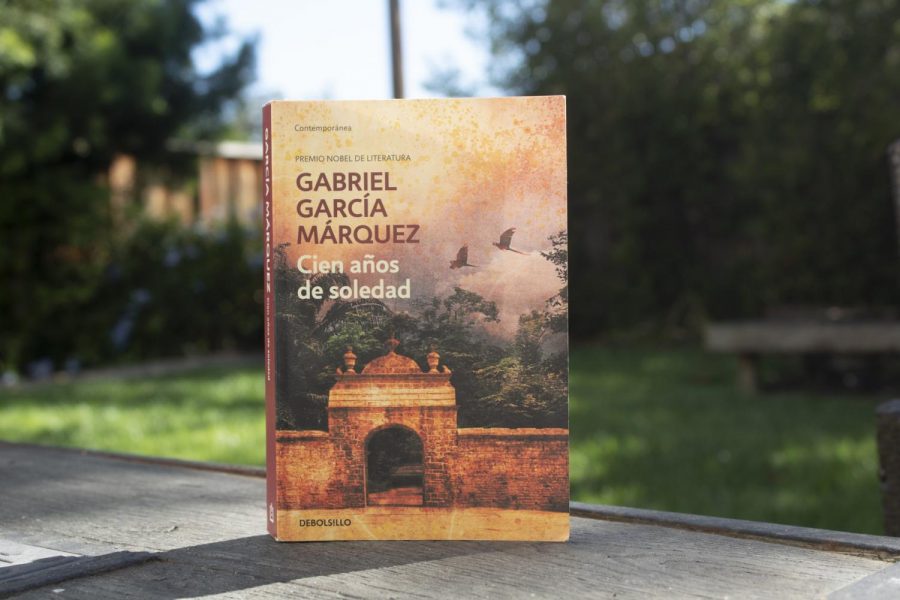Photo of Gabriel Garcia Marquez’s book translated from spanish to english as “One Hundred Years” on Oct. 4 in Palo Alto, Calif.