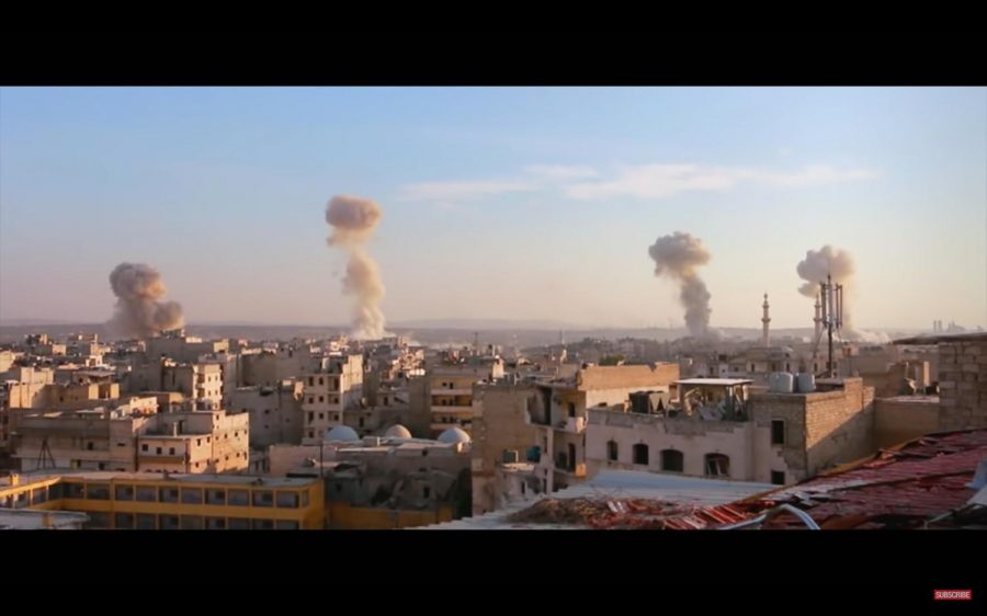 Screengrab of the documentary “For Sama” by journalist Waad Al-Kateab. The Documentary was made for Al-Kateab’s daughter Sama as an explanation as to why they stayed in Syria during the protests in 2012.