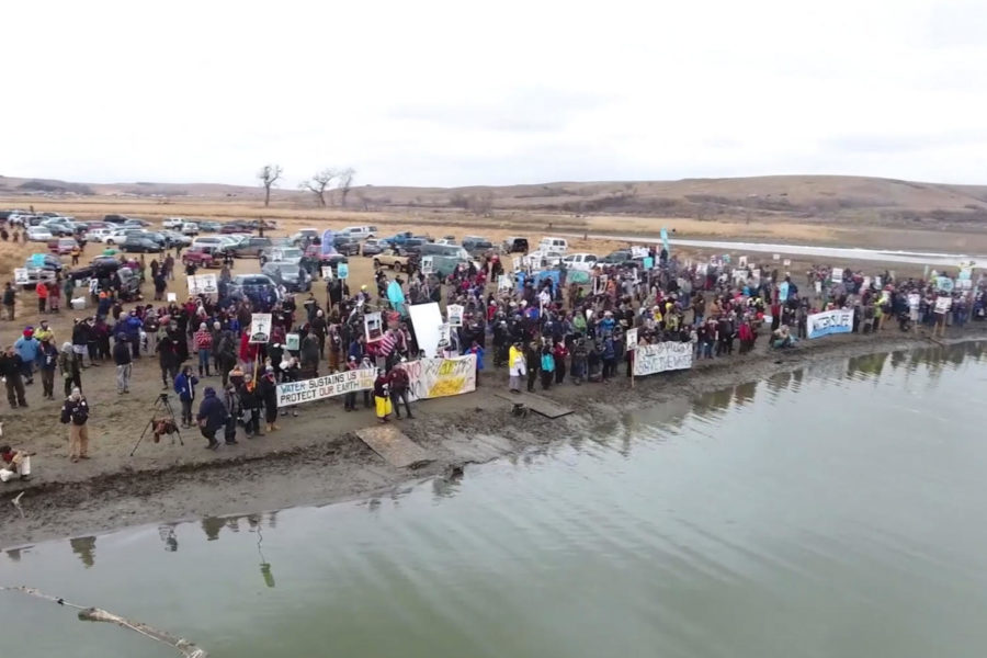 The film "Revolution Generation" explores the activism of millennials during social justice conflicts in recent history. The documentary shows examples from Black Lives Matters protests and the Dakota Access Pipeline protests (shown in screen grab.)