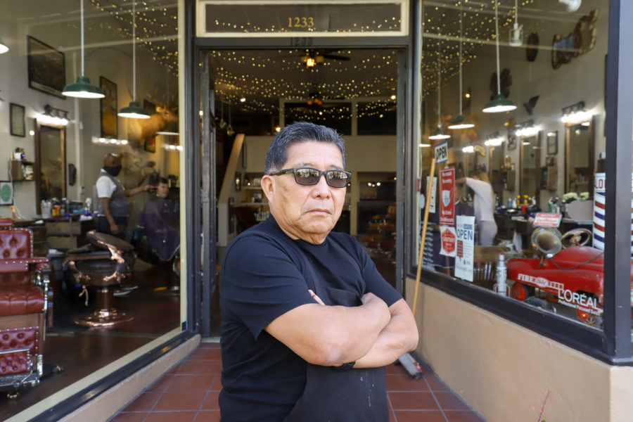 After working in a strict corporate environment for so many years, Domingo Lopez enjoys working outdoors on his own time, mixed in with the crowds and seeing old clients. “I wouldn’t trade it,” he said, and also adding that when he sees his old clients he’s “excited to see them again.”