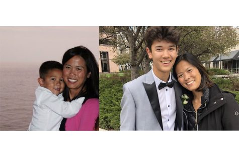 From left, 8-year-old Luke Fipps hugs his mother, Carol Tong Fipps, on vacation in 2009, Luke and Carol pose during Lukes senior prom in 2019 in Boise, Idaho. I always tell Luke how lucky he is that I am not a stereotypical tiger mom, Carol said about how she brought up Luke.
