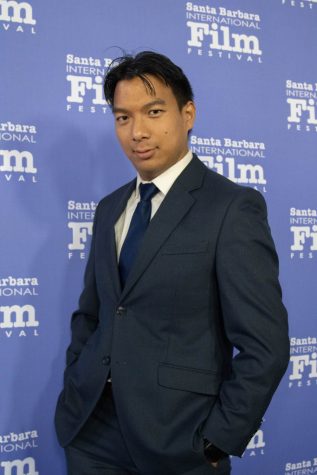 Student filmmaker Mark Candore at the 37th annual Santa Barbara International Film Festival on Saturday, March 12 at the Arlington Theatre in Santa Barbara, Calif. A former City College student now at CSU Long Beach, Candore was one of the college finalists for his film "Dreams in Black and White."