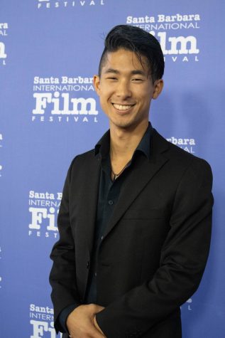 Former City College student and filmmaker Justin Usami at the 37th annual Santa Barbara International Film Festival on Saturday, March 12 at the Arlington Theatre in Santa Barbara, Calif. Usami was one of four college finalists featured for his film "Downsized."