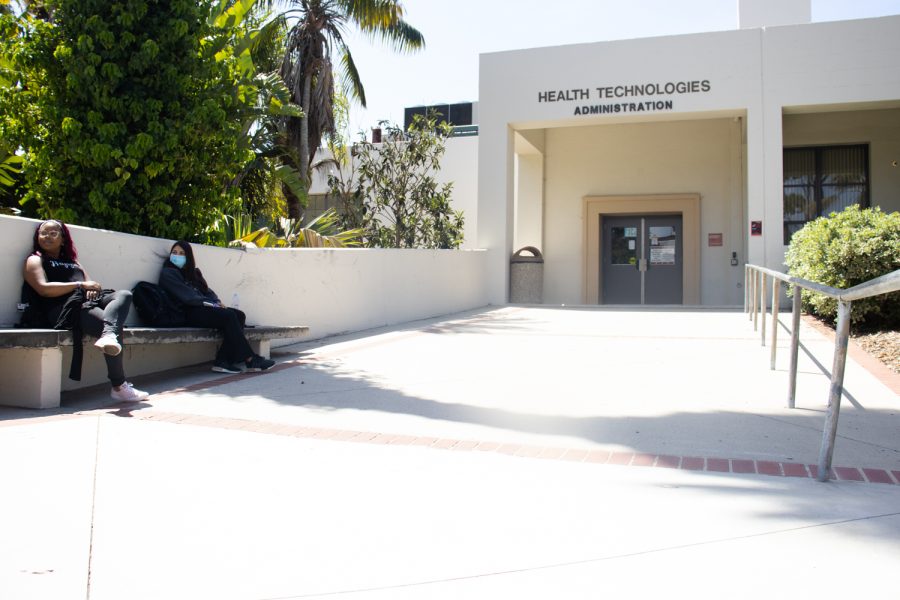 Image of the Health Information Technologies/Administration building on April 11 at City College's East Campus in Santa Barbara, Calif.