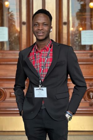 Chernor A. Diallo visits the California state capitol in January of 2022 in Sacramento, Calif.