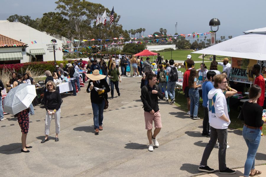 A general view of West Campus during the "Unity In The CommUNITY" festival on April 27 in Santa Barbara, Calif. The festivities were put together to celebrate the unique cultural backgrounds of the City College community.
