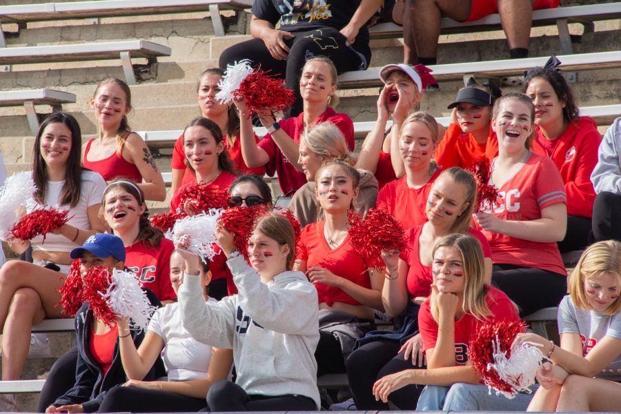 The cheer club came to the game on Oct. 22 at La Playa Stadium in Santa Barbara, Calif. to bring spirit to the game. They want to bring back a cheer team at City College.