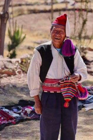 Annette Holdman photographed a native of Isla Taquile, Peru on August 4 in Lake Titicaca, Peru. Holdman expressed her love for traveling, especially in Latin America. “For each country I visit I make a set of portraits of the people who live there,” Holdman wrote. “Looking at my photos takes me back to the wonderful places I’ve been and the fantastic people I’ve met.”