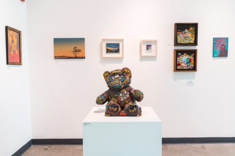 This installation image of the Small Images Exhibition is courtesy of SBCC Photo. The Small Images Exhbition is located in the Atkinson Gallery at City College in Santa Barbara, Calif.