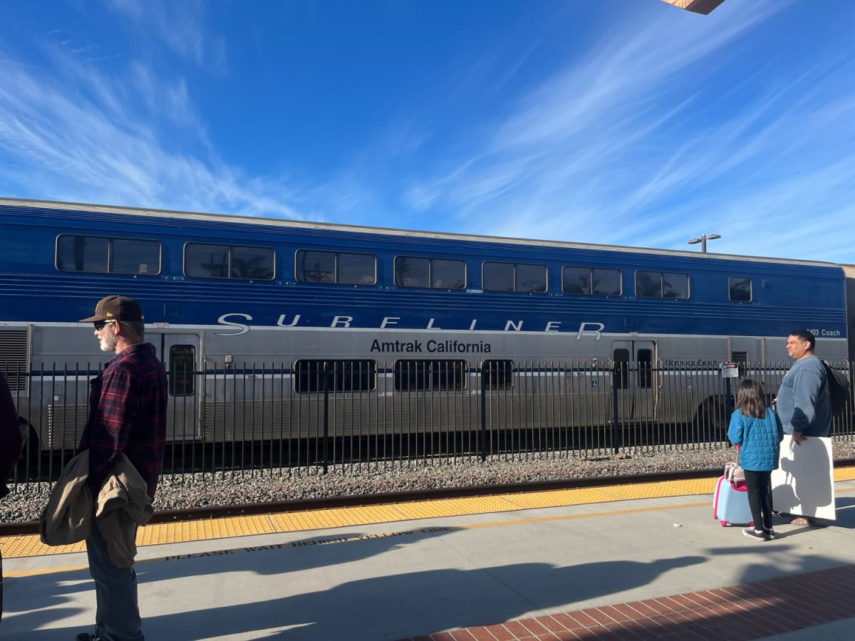 Amtraks Pacific Surfliner travels up and down Californias central and south coast, providing accessible transportation. From coach to private rooms, the train has many different spaces for any kind of price range. 